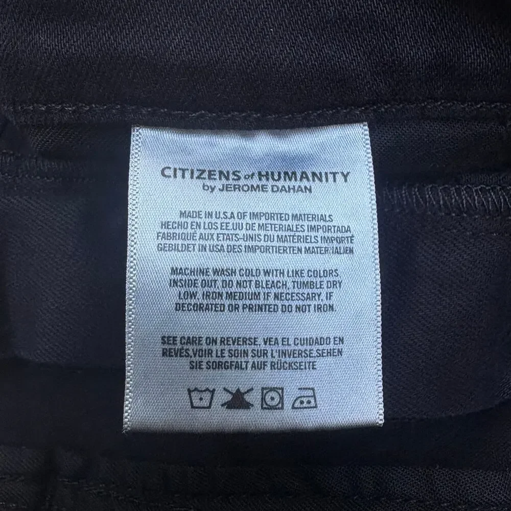 Citizens of Humanity Jeans Sz 30
Black Drew Flounce High Rise Cropped Flare - Picture 12 of 14